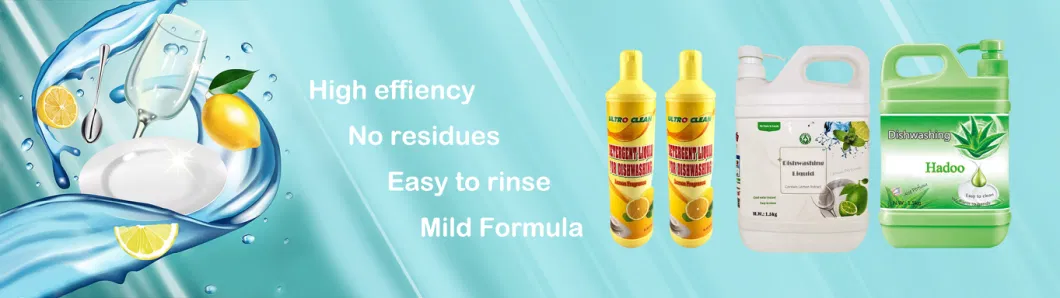 High Efficiency Cleaning No Residues Easy to Rinse Cleaning Tableware Dishwashing Liquid